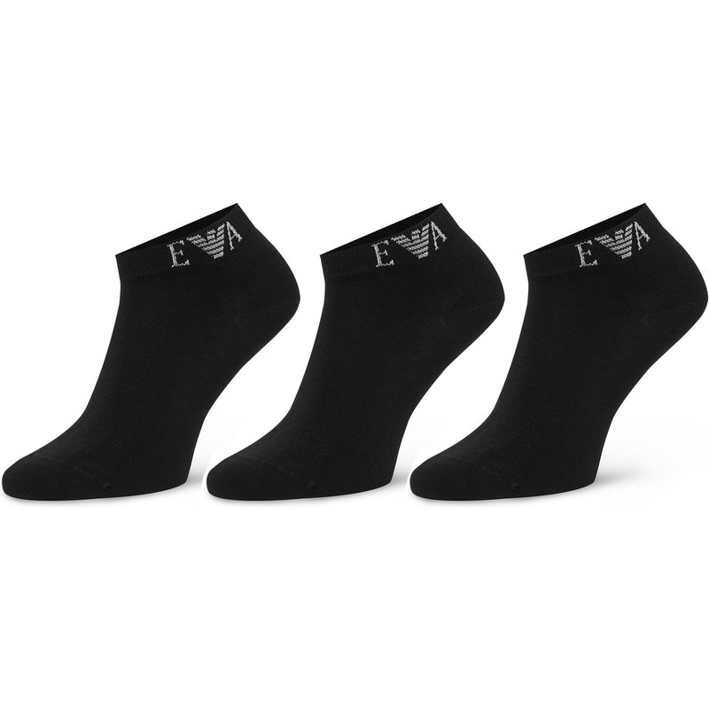 Kurze Socken EA7 Emporio Armani EM000550 AF26377 UC001 Schwarz