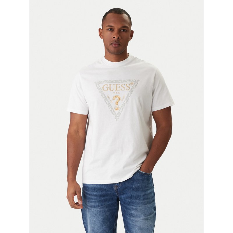 Guess T-Shirt M6RI15 I3Z14 Weiß Regular Fit