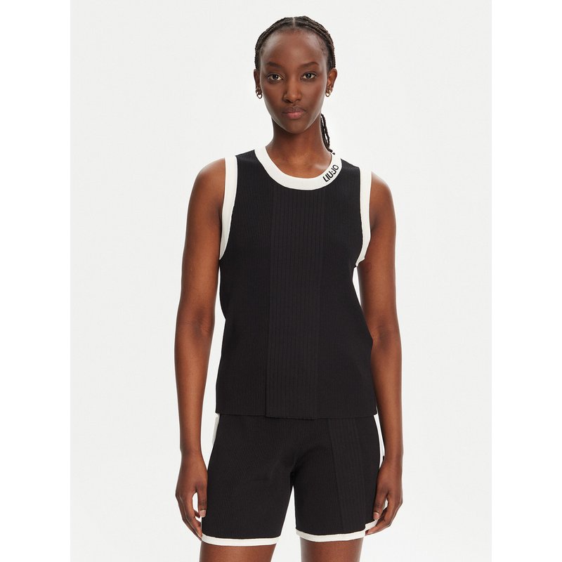 Liu Jo Sport Top TA5092 MS022 Schwarz Regular Fit