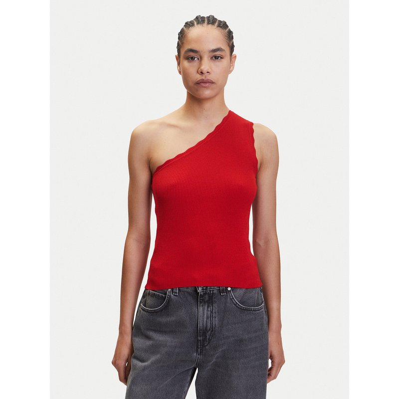 JDY Top Nanna 15351420 Rot Slim Fit