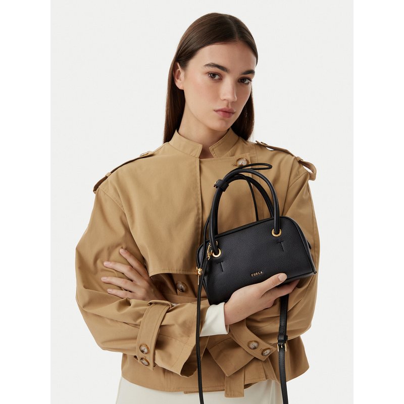 Handtasche Furla Poppy Mini WE00915 BX4573 CN O6000 Schwarz