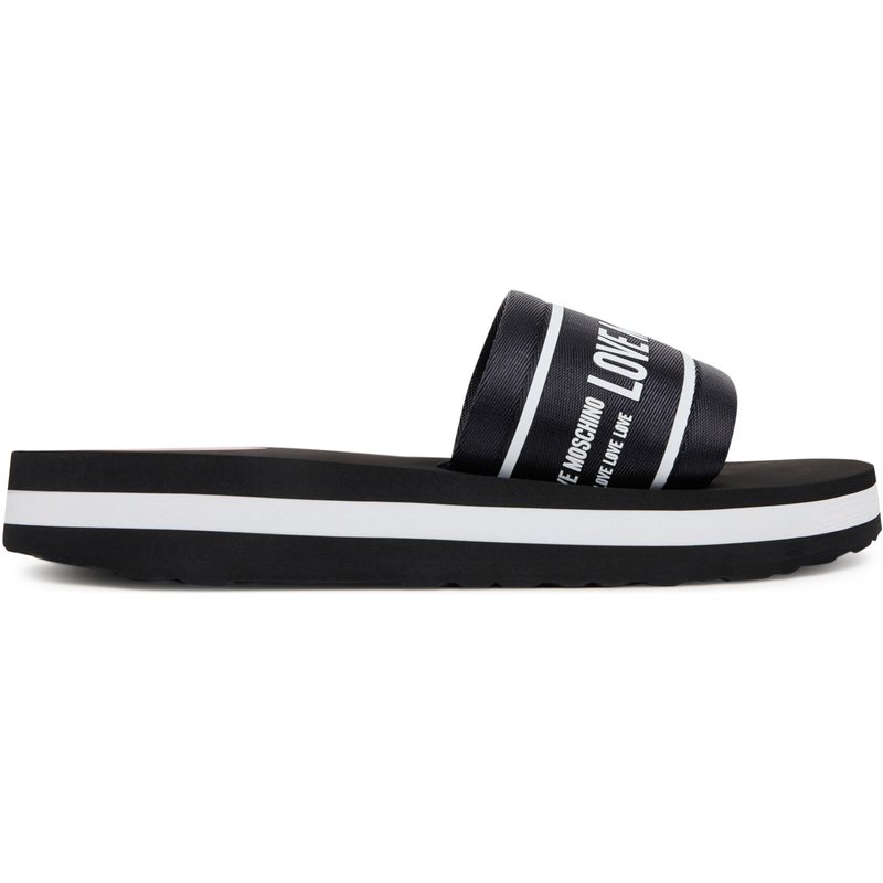 Pantoletten LOVE MOSCHINO JA28334G0MIX6000 Schwarz
