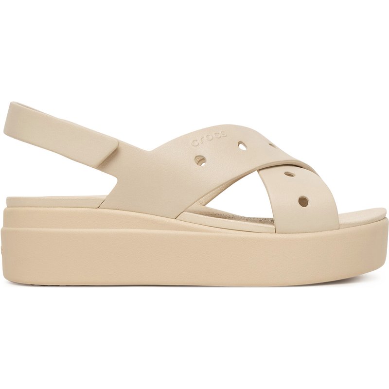 Sandalen Crocs Brooklyn 4U Cross Strap Sandal 212254 Beige