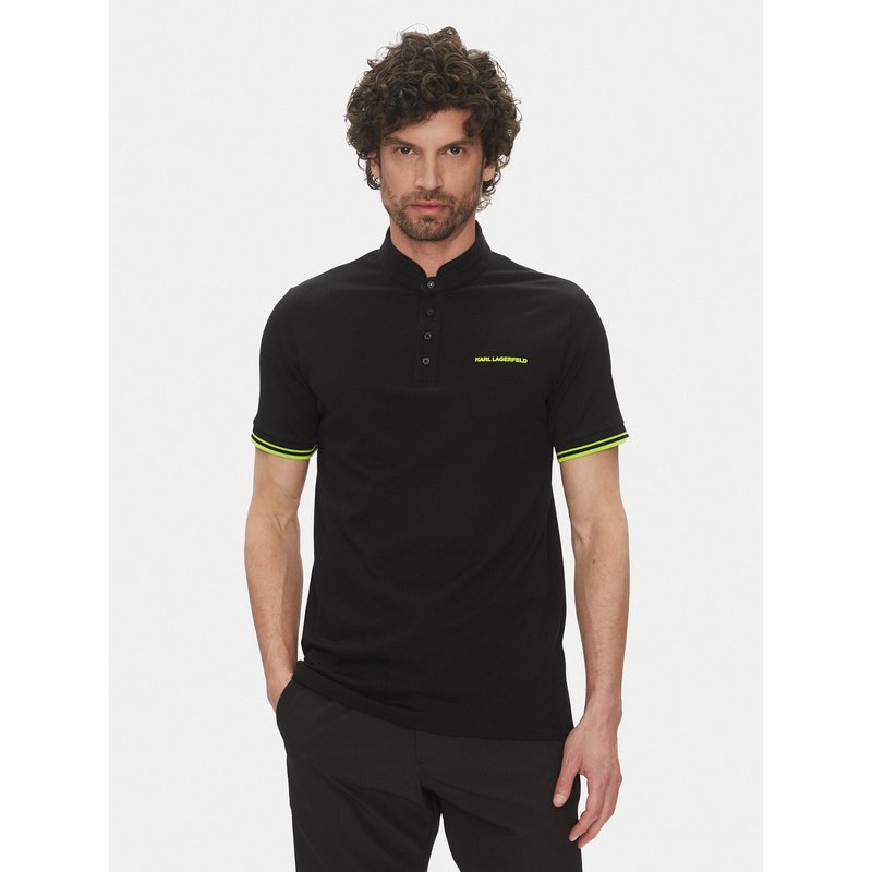 KARL LAGERFELD Poloshirt 745022 552232 Schwarz Regular Fit