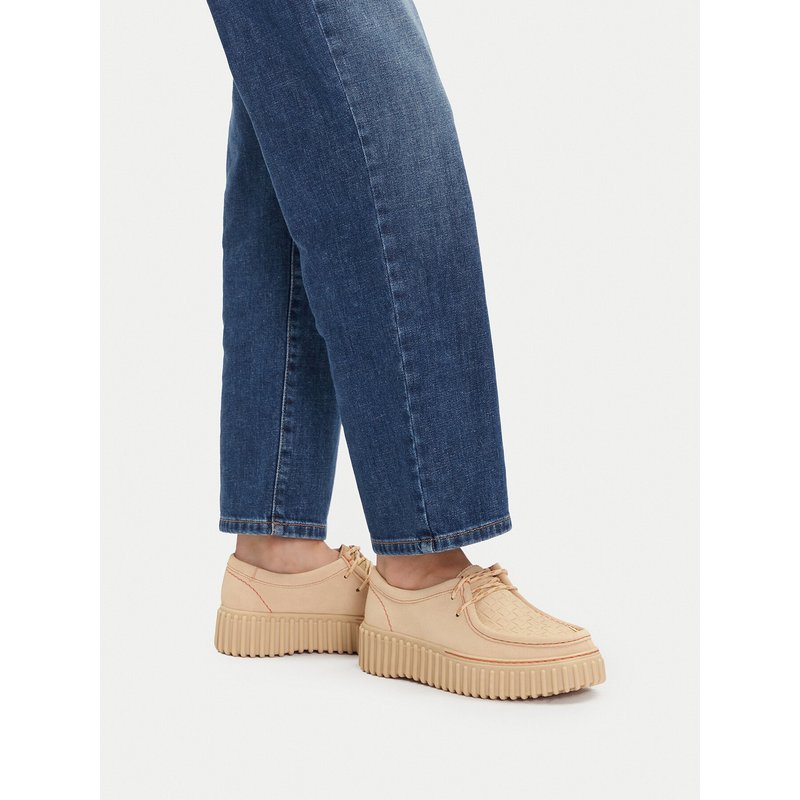 Halbschuhe Clarks Torhill Bee 26181191 Écru