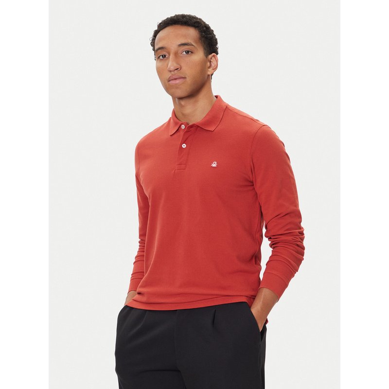 United Colors Of Benetton Poloshirt 3089J3204 Dunkelrot Regular Fit