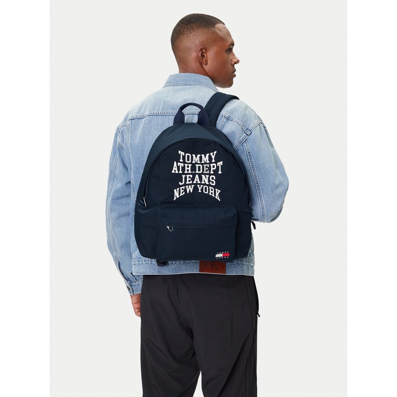 Rucksack Tommy Jeans Tjm Multi Graphic Dome Backpack AM0AM13730 Dunkelblau