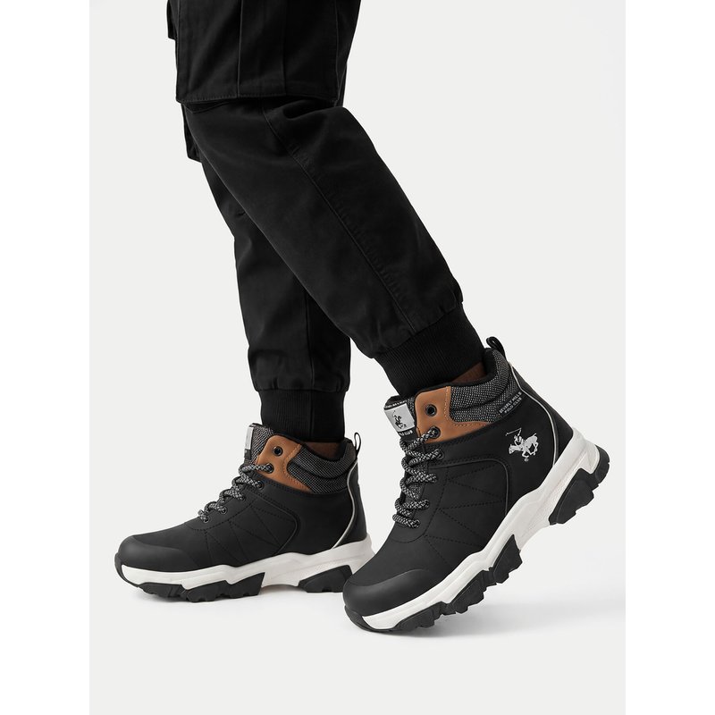 Schnürschuhe Beverly Hills Polo Club CEO-AVO-3299-002B Schwarz