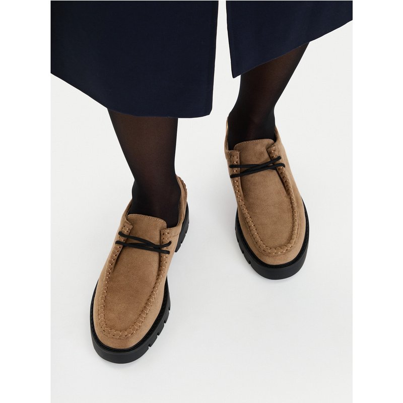 Halbschuhe JENNY CEO-YT2598 Hellbraun
