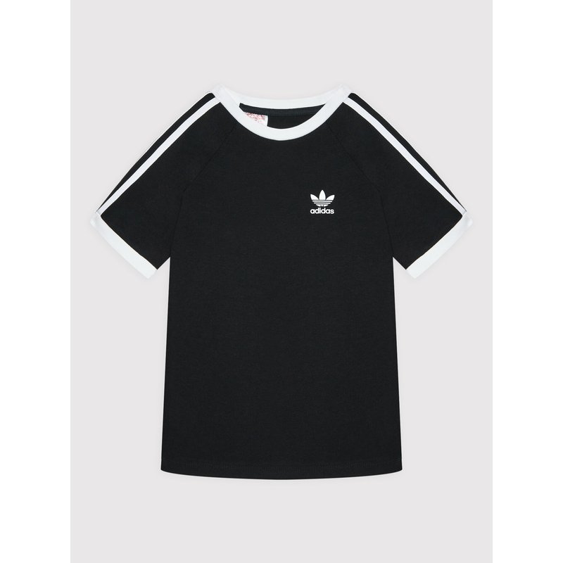 adidas T-Shirt 3-Stripe H35545 Schwarz Regular Fit