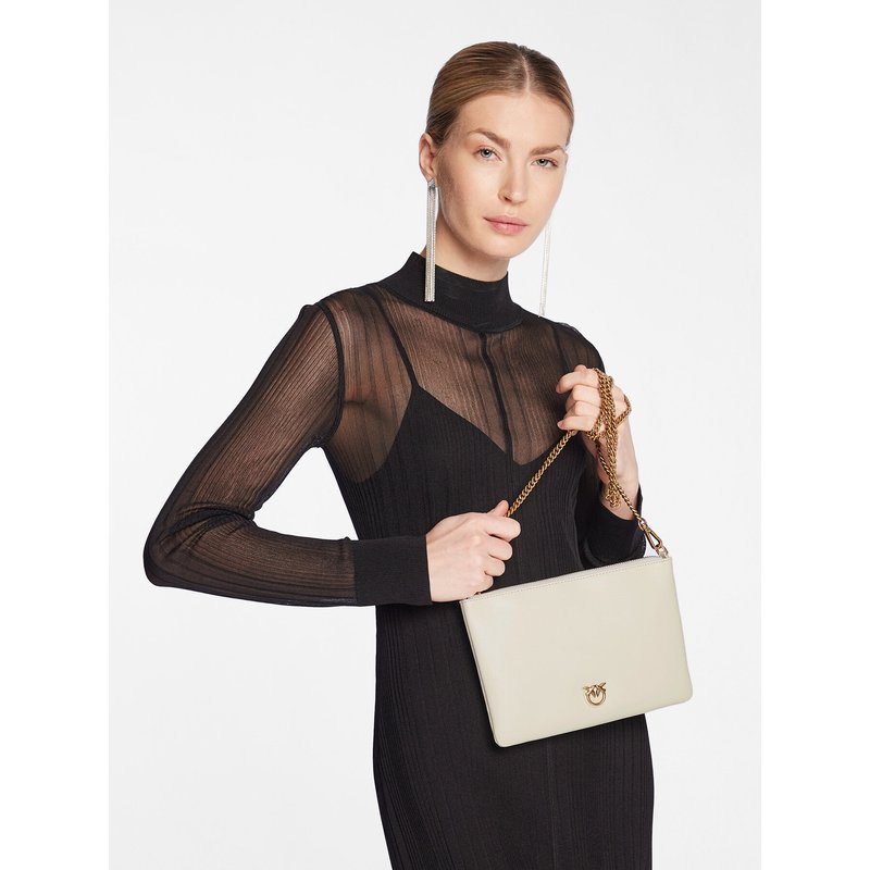 Handtasche PINKO Flat Classic PE 23 PCPL 100455 A0F1 Écru