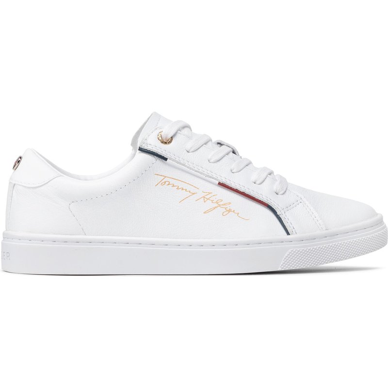 Sneakers Tommy Hilfiger Signature Sneaker FW0FW06322 Weiß