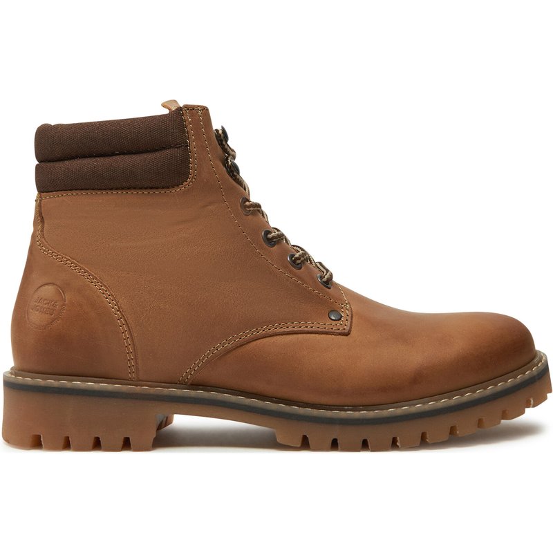 Schnürstiefeletten Jack & Jones Jfwstanton 12257999 Braun
