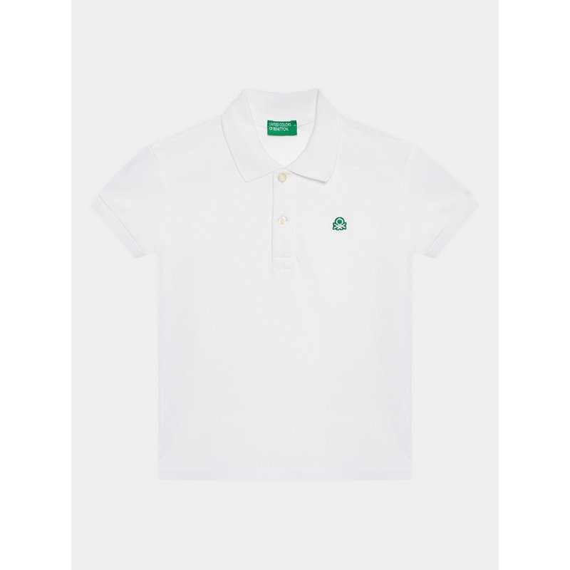 United Colors Of Benetton Poloshirt 3089G3008 Weiß Regular Fit