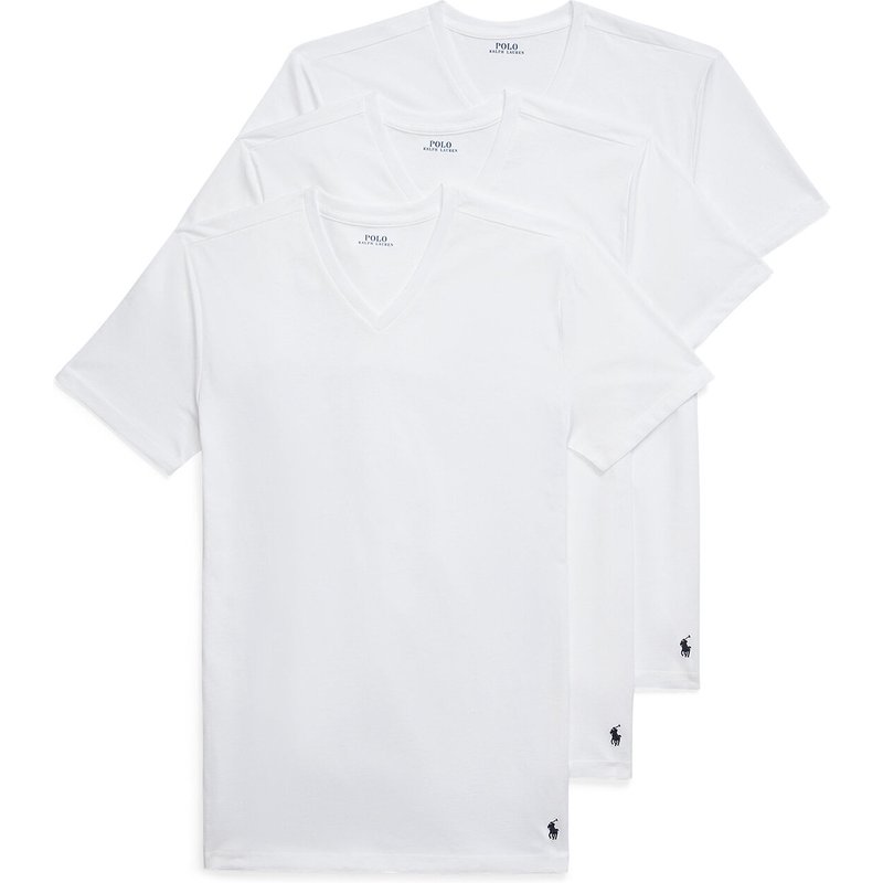 Polo Ralph Lauren T-Shirt-Set 714936903001 Weiß Slim Fit