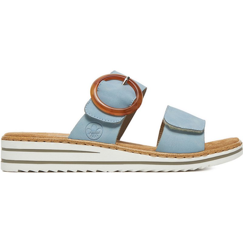 Pantoletten Rieker V0692-10 Blau
