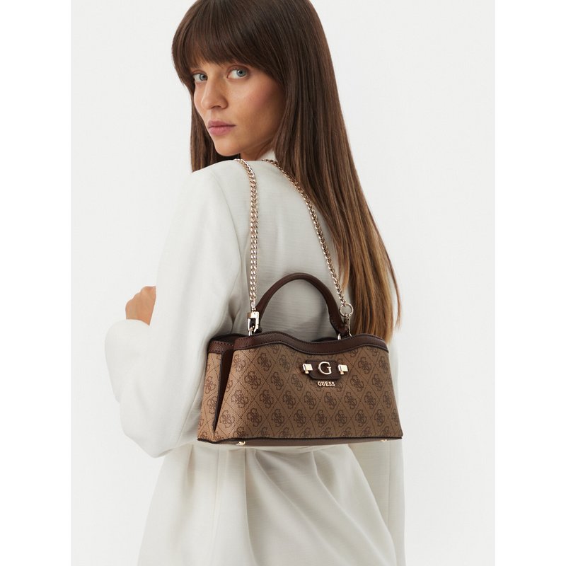 Handtasche Guess Lindsey HWSG97 49050 Hellbraun