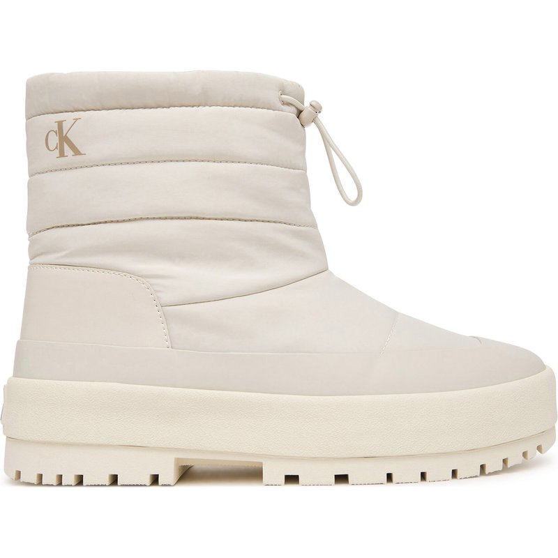 Schneeschuhe Calvin Klein Vulc Flatform Snowboot Nyl HW0HW03245 Creme