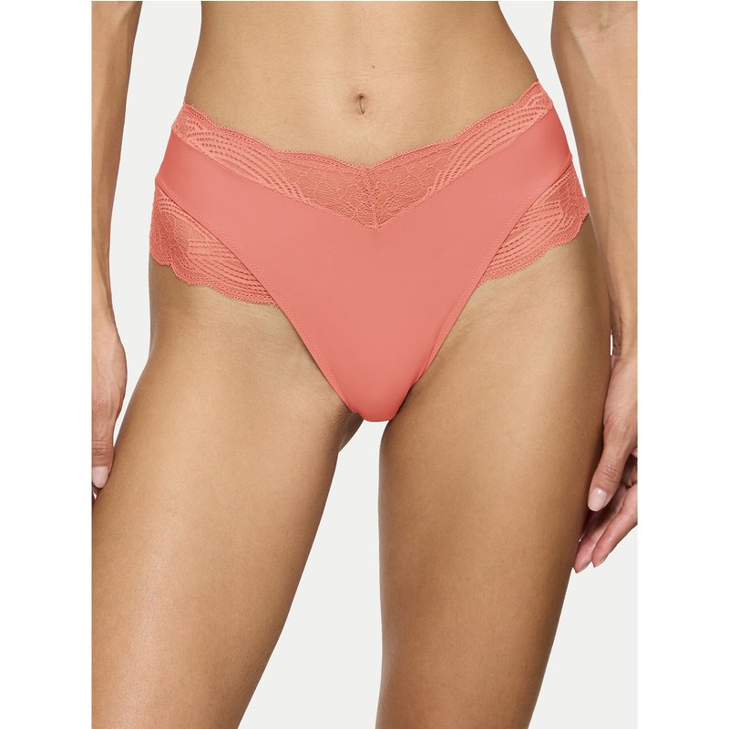 Triumph Klassischer Damenslip Lift Smart Bandeau Maxi EX 10215945 Korallenfarben