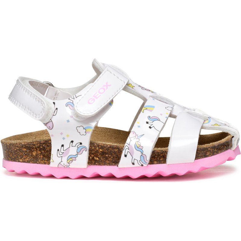 Sandalen Geox B Sandal Chalki B452RA 0FCHH C1000 M Weiß