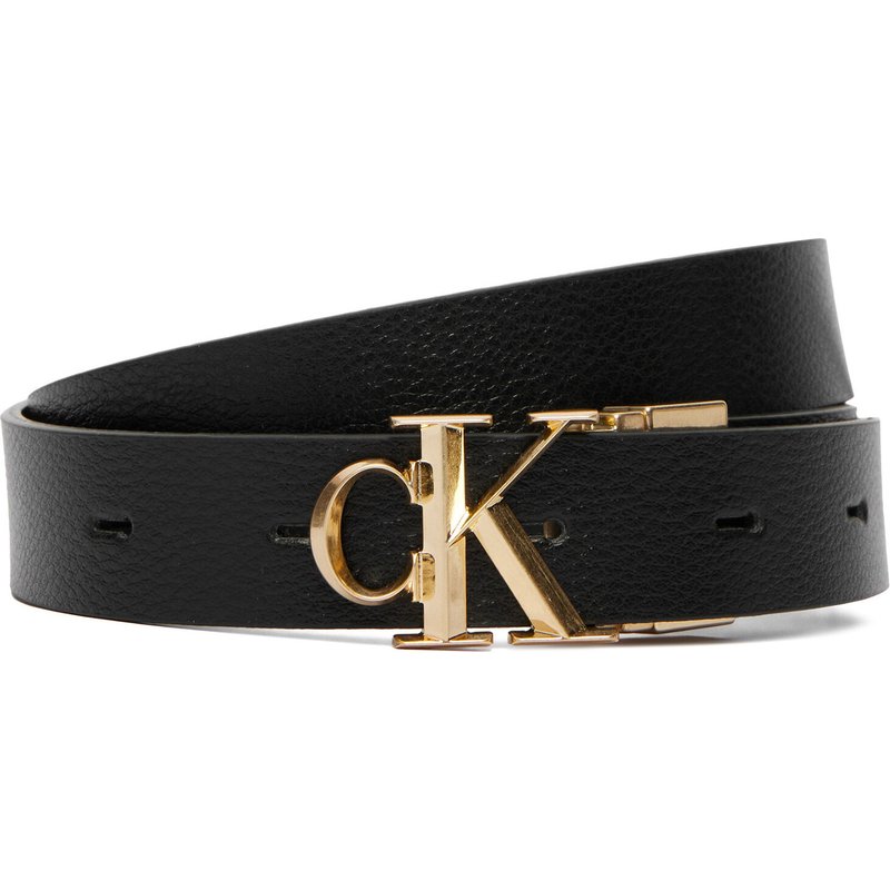 Gürtel Calvin Klein Facet Ck 25Mm Pebble Rev/Adj LV04F7044G Schwarz