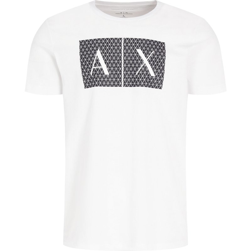Armani Exchange T-Shirt 8NZTCK Z8H4Z 1100 Weiß Slim Fit