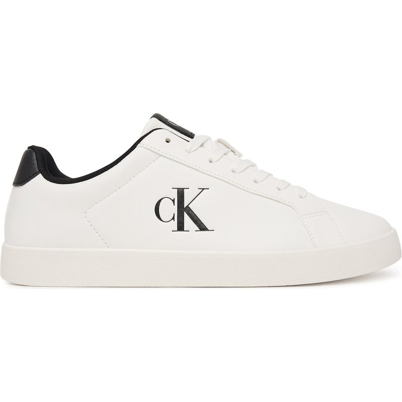Sneakers Calvin Klein 3 Cupsole Derby Pu Smo HM0HM02458 Weiß