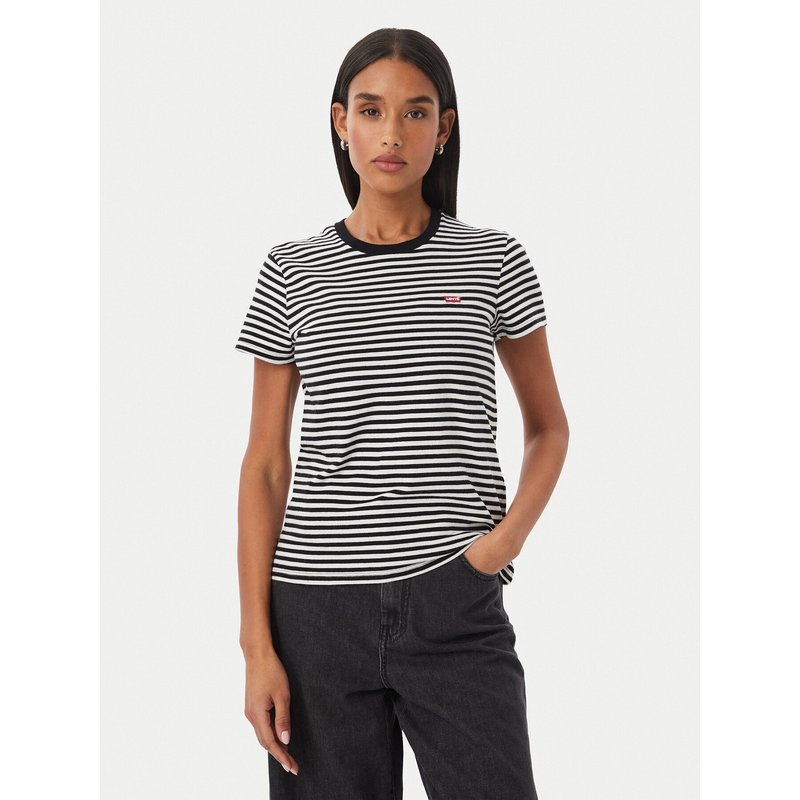 Levi's® T-Shirt The Perfect 39185-0087 Schwarz Regular Fit