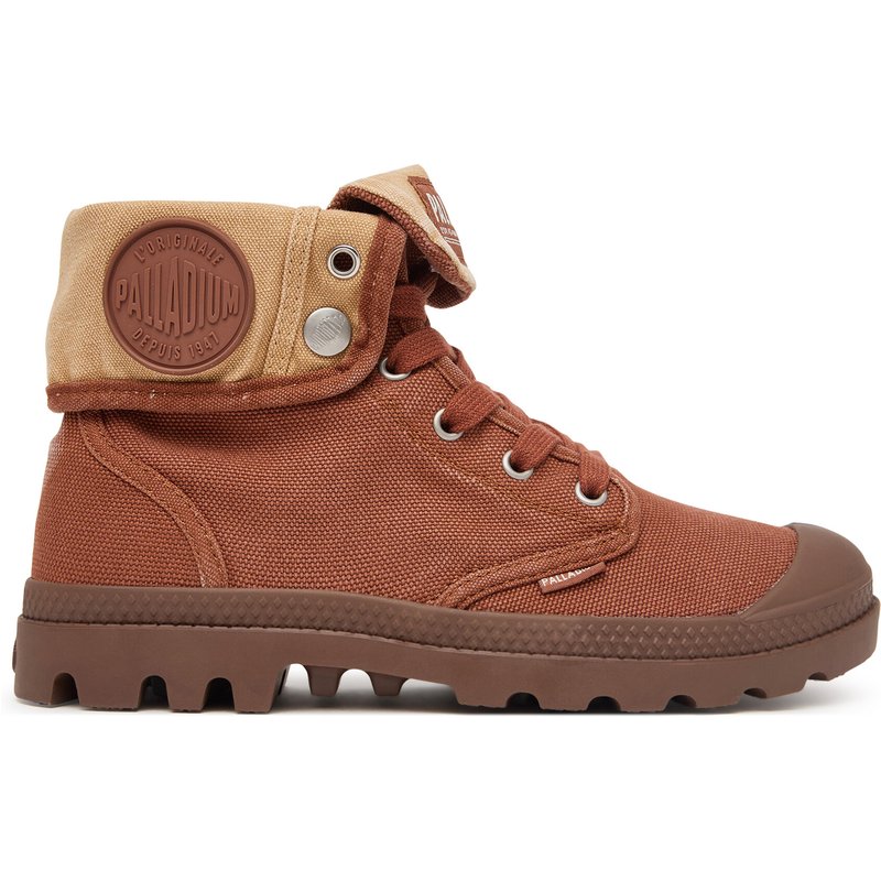 Sneakers aus Stoff Palladium Baggy 92353-212-M Braun