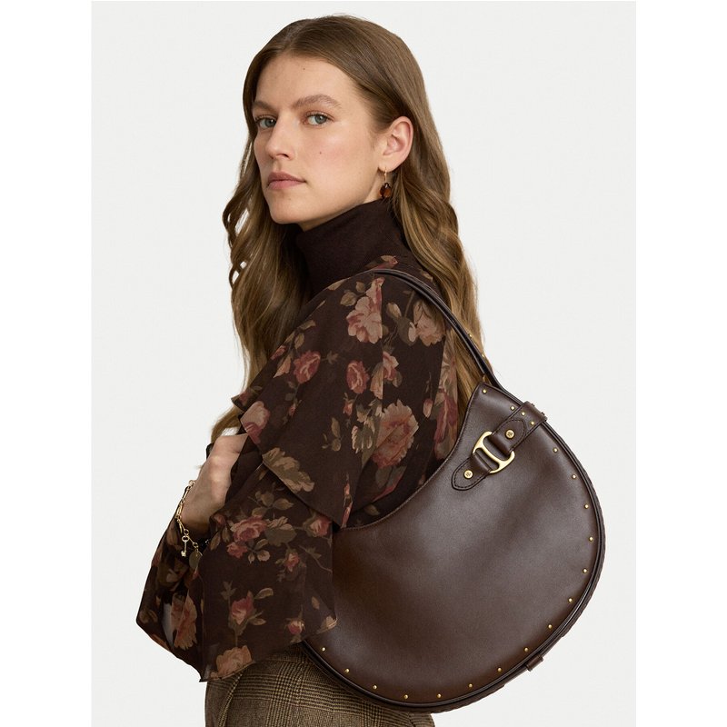 Handtasche LAUREN RALPH LAUREN 431P18660004 Dunkelbraun
