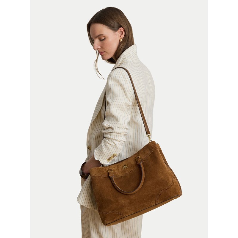 Handtasche LAUREN RALPH LAUREN 431P15645001 Braun