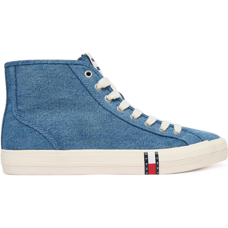 Sneakers Tommy Jeans Archive Y2K Denim Mid Cut EN0EN03075 Blau