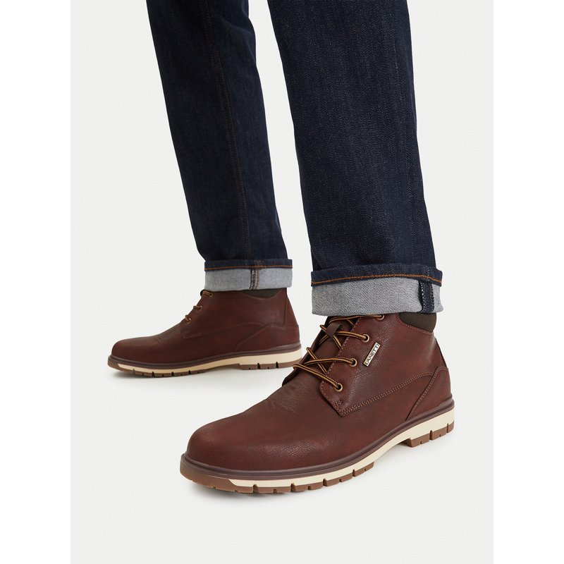 Schnürschuhe Lanetti CEO-8468-2 MBS Braun