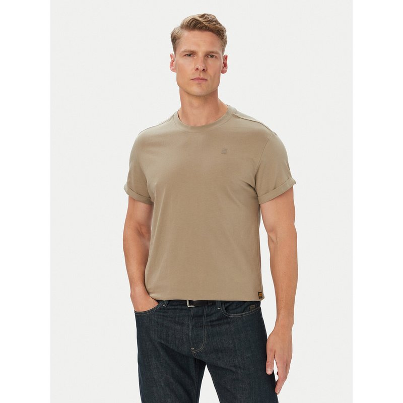 G-Star Raw T-Shirt Sustainable D16396-B353-2199 Grün Relaxed Fit