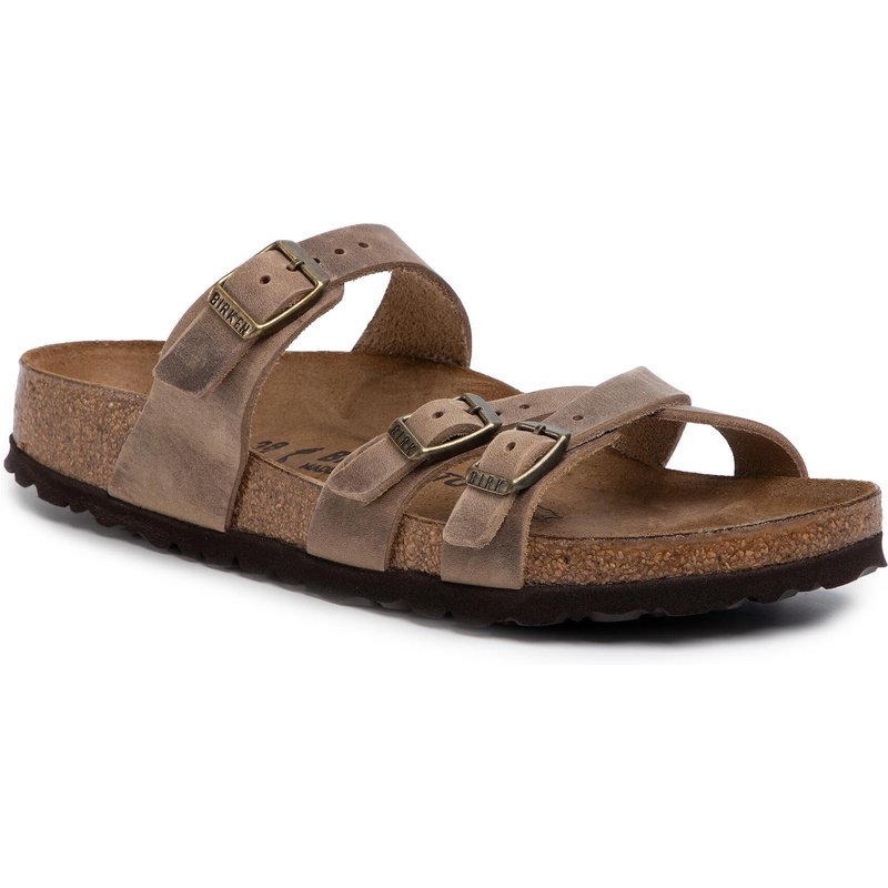 Pantoletten Birkenstock Franca 1015931 Braun