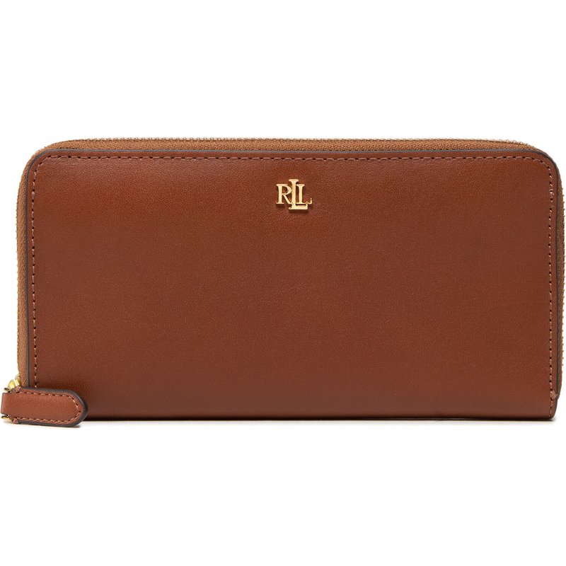 Geldbörse LAUREN RALPH LAUREN Zip Cont Wlt 432876730004 Braun