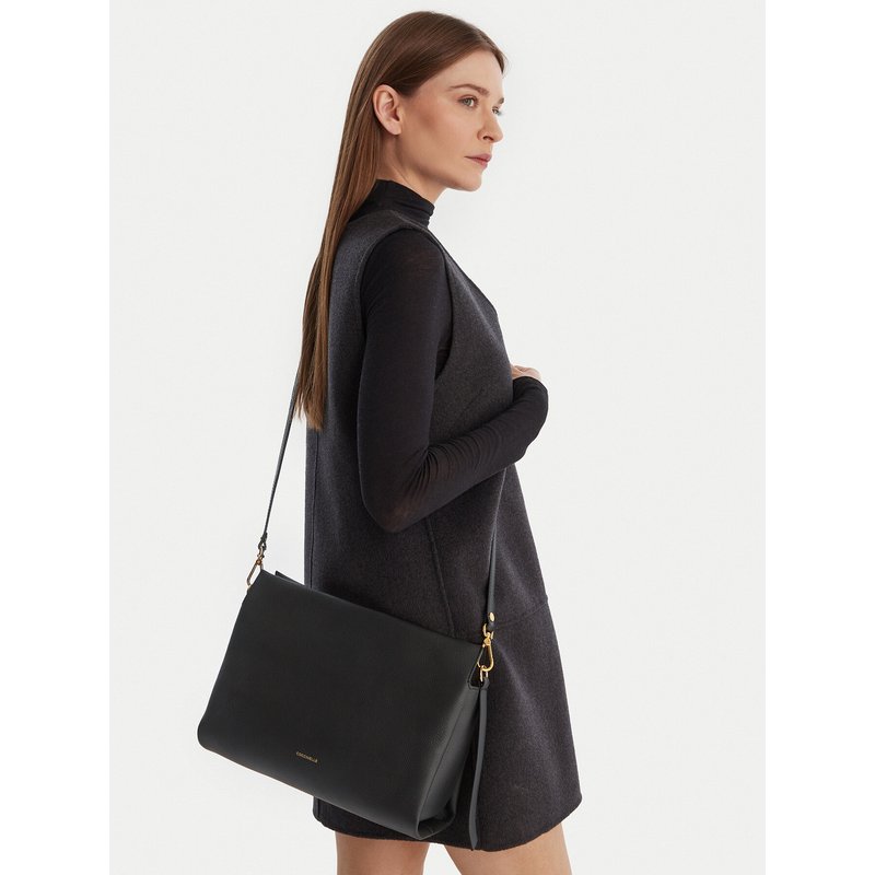 Handtasche Coccinelle M250 Boheme Grana Double E1 M50 19 02 01 Schwarz