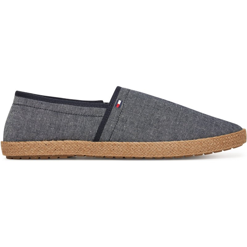 Espadrilles Tommy Hilfiger Hilfiger Chambray Espadrille FM0FM05391 Blau