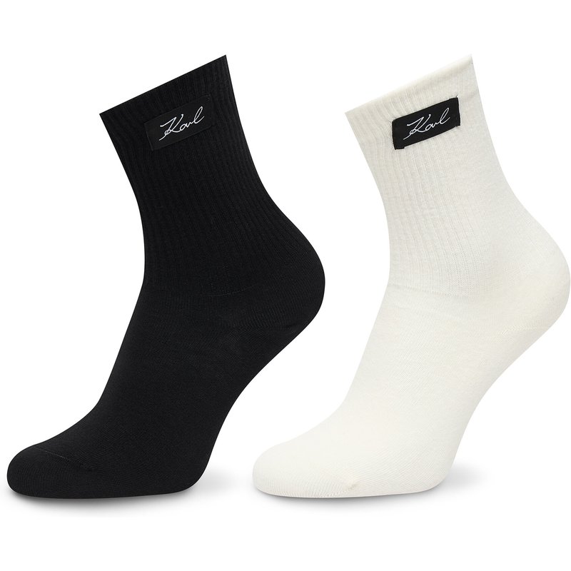 Lange Socken KARL LAGERFELD B1W47036 Schwarz