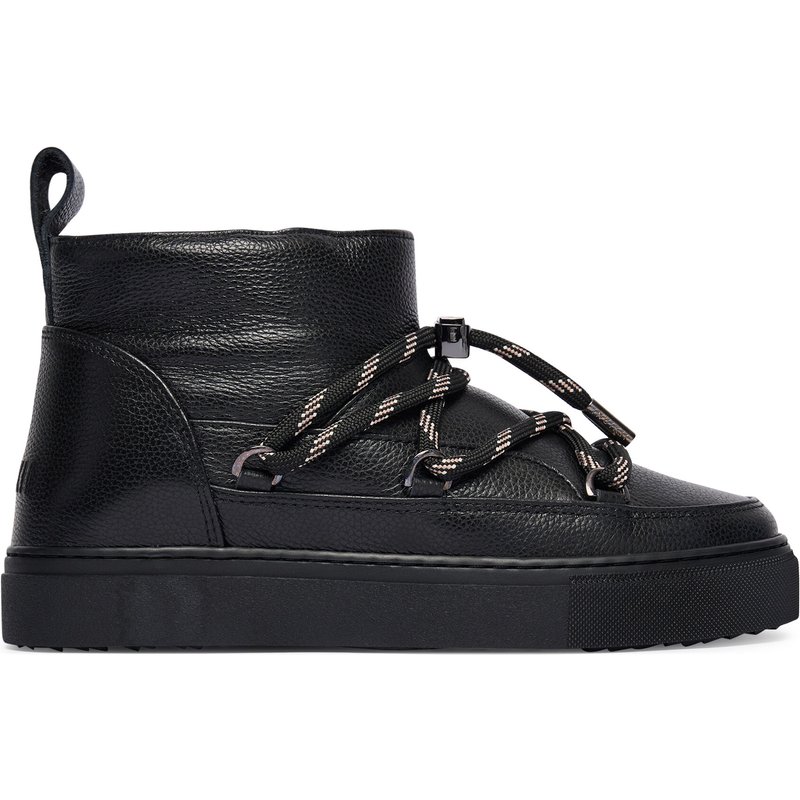 Schneeschuhe Inuikii Full Leather Gloss 1001.001.0371 Schwarz