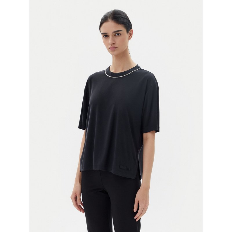 EA7 Emporio Armani T-Shirt 7W000340 AF12956 UC001 Schwarz Oversize