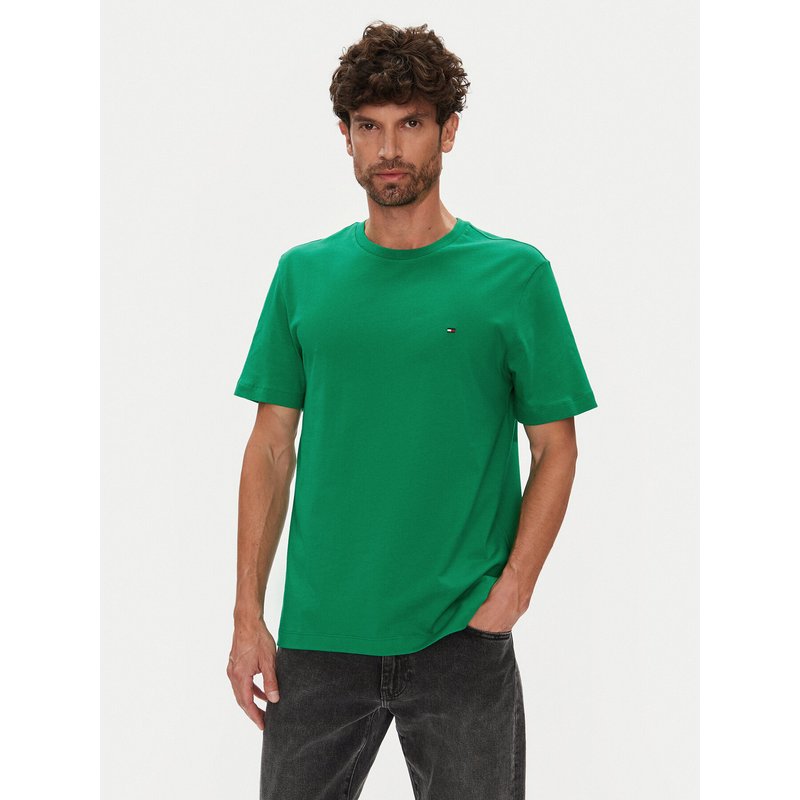 Tommy Hilfiger T-Shirt Ess Seasonal MW0MW39995 Grün Regular Fit