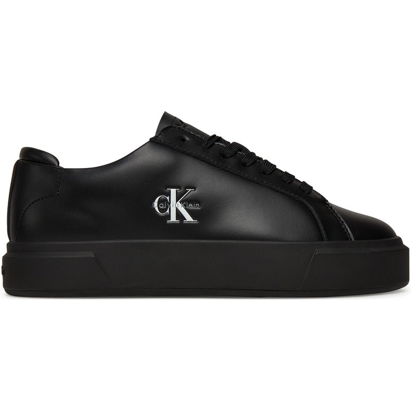 Sneakers Calvin Klein Basket Cupsole Laceup Lth Ml YW0YW01945 Schwarz