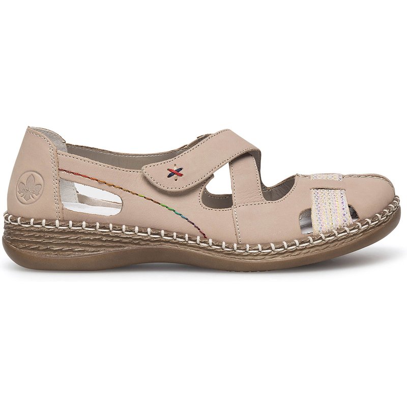 Halbschuhe Rieker 46451-60 Beige