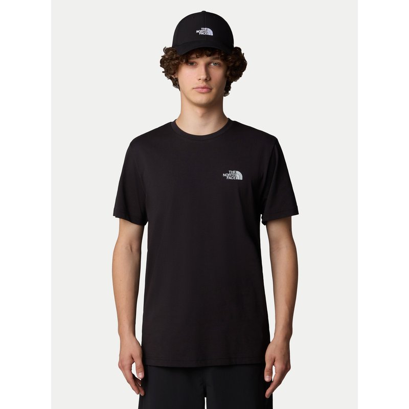 The North Face T-Shirt NSE Box NF0A8C4V Schwarz Regular Fit