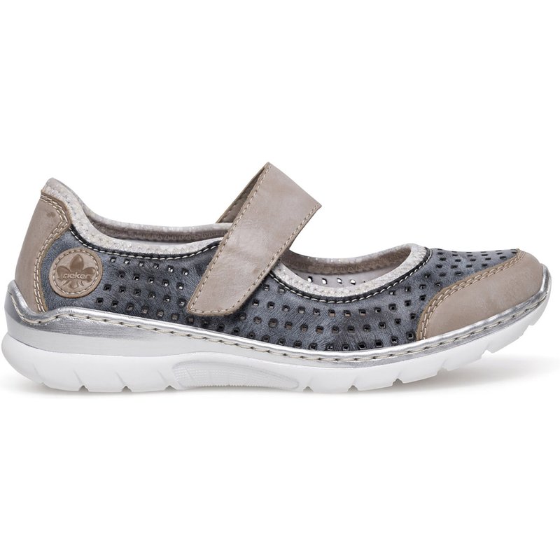 Halbschuhe Rieker L32B5-42 Blau