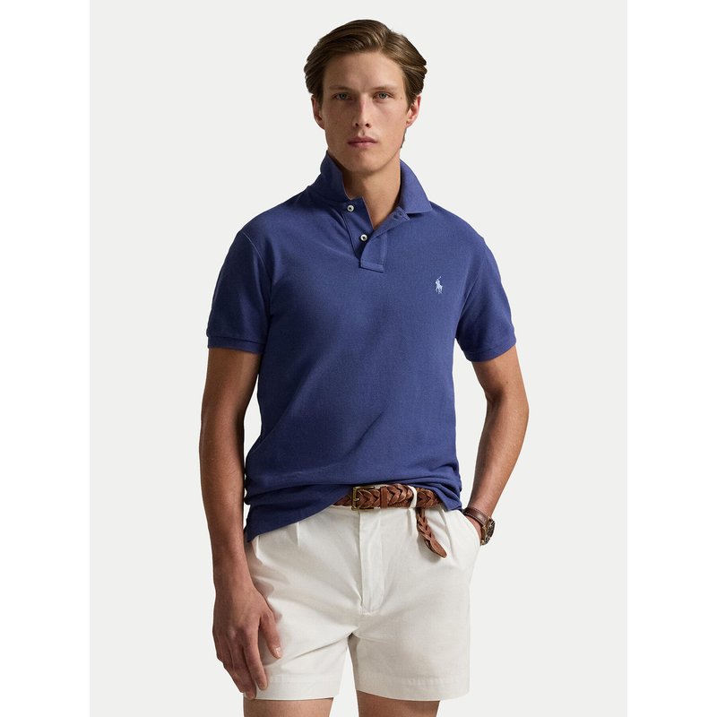 Polo Ralph Lauren Poloshirt 710536856441 Dunkelblau Slim Fit