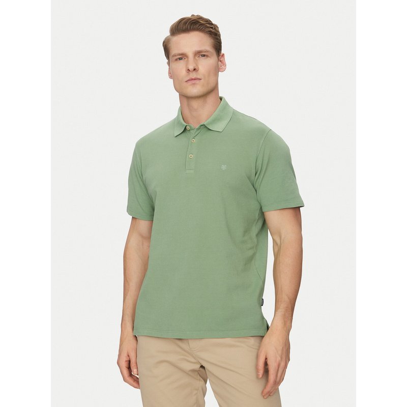 Jack & Jones Poloshirt William 12257315 Grün Regular Fit