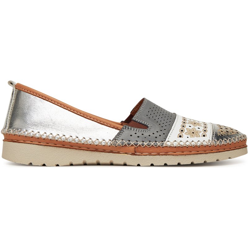 Halbschuhe Manitu 840122 Weiß