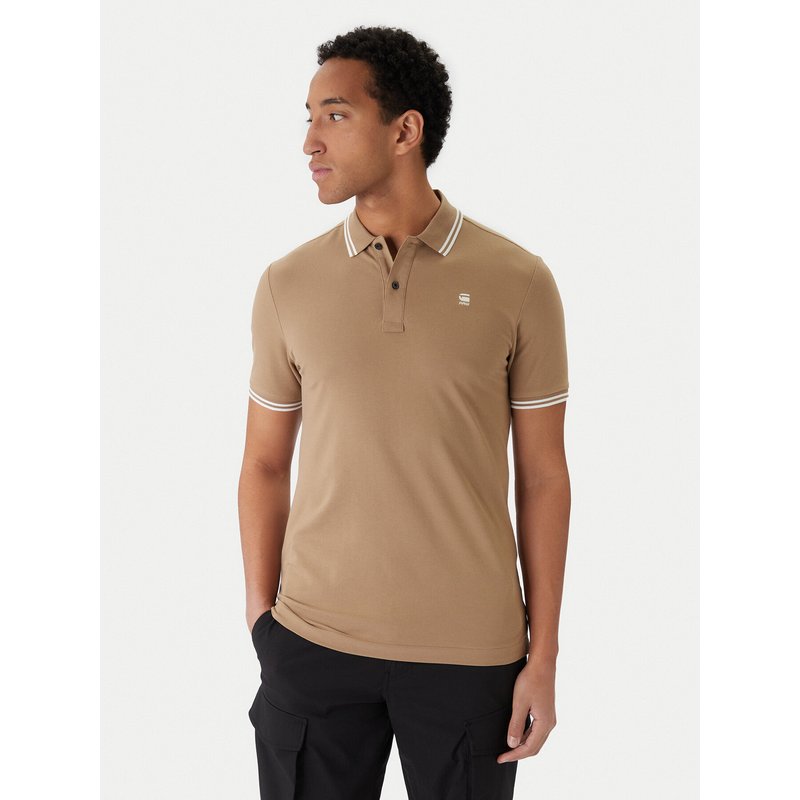 G-Star Raw Poloshirt Dunda D17127-5864 Braun Slim Fit